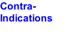 Contra- Indications